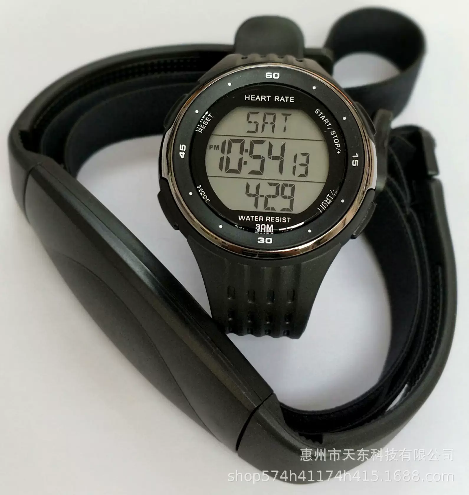 工厂直销无线胸带款运动心率表量达优惠 无线胸带款运动心率表