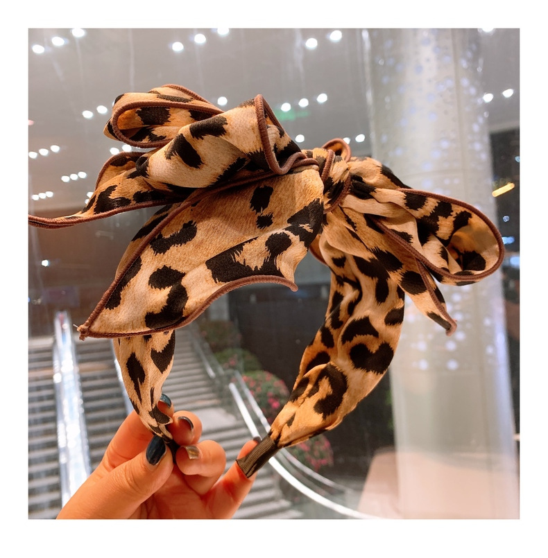 120g Weight Headwear Classification Festival Occasion Geometric, Lattice Pattern Women'S Gender Retro Style Red, Green, Blue, Yellow, Black Color Korean Retro Style Leopard Print Headband 23