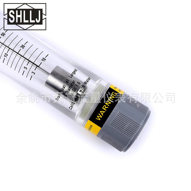 低价供应管道式有机玻璃浮子流量计50GPM   1寸内丝流量计