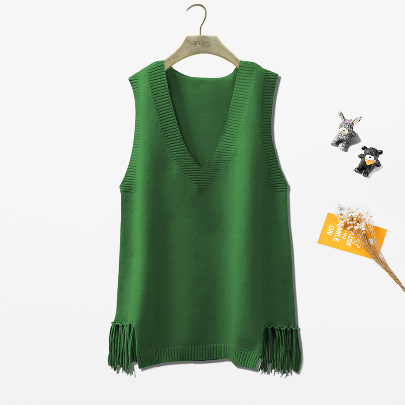 Gilet femme en tricot - Ref 3434799 Image 3