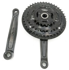 Bicycle three-stage chainring, mountain bike chainring, sprocket crank, mountain bike multi-stage crankset accessories