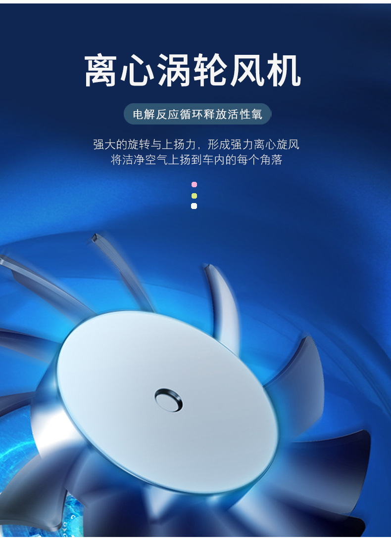 New car car purifier car intelligent aromatherapy machine deodorant air anion small cartoon puppy