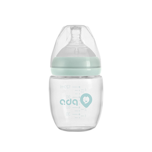 爱多奇宽口径新生婴儿玻璃奶瓶宝宝仿母乳防胀气奶嘴玻璃小奶瓶