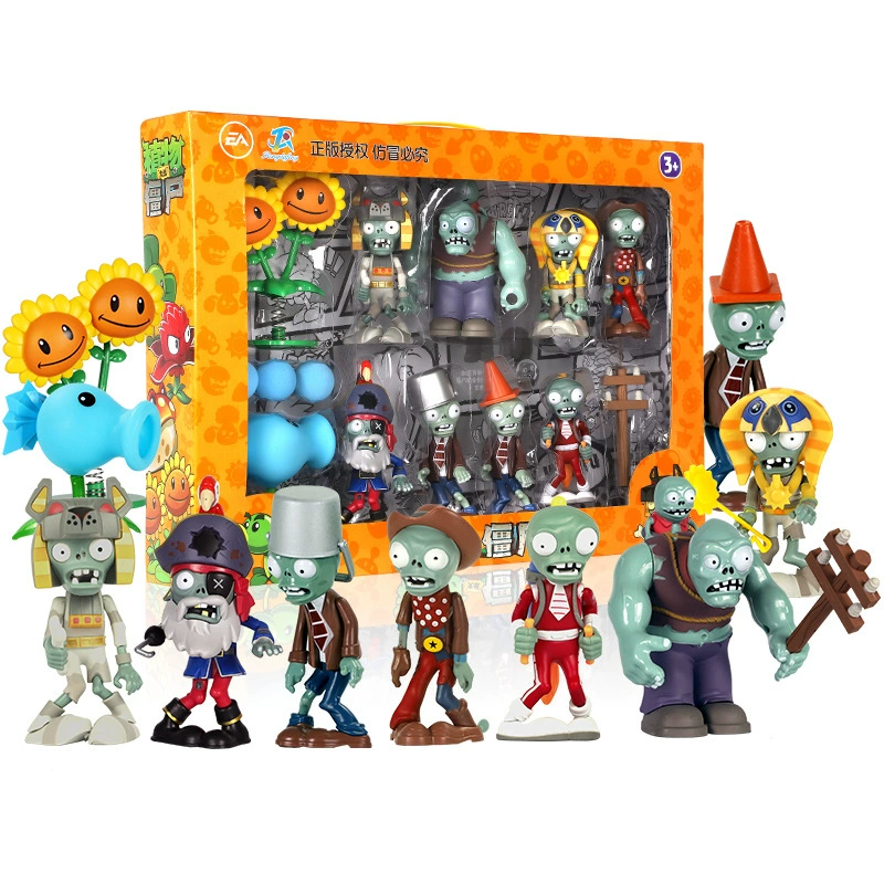 Игрушка Plants vs. Zombies: мини-фигура-кукла с ракетой на солнечной батарее