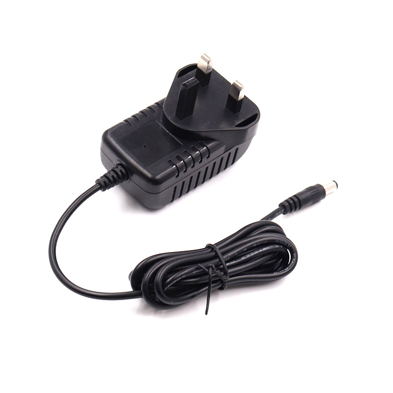 12V2A英国UKCA电源 颈椎按摩仪适配器 12V2A 24W按摩枕头供电电源