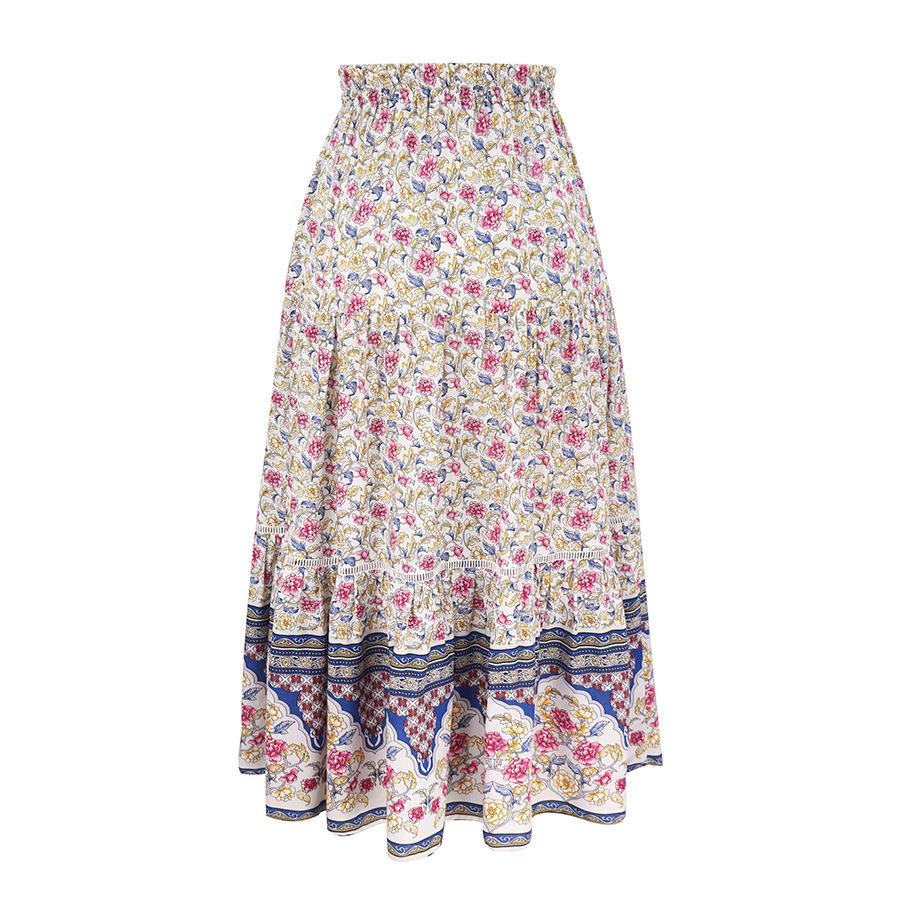 Comfortable printed rayon skirt NSAL8070