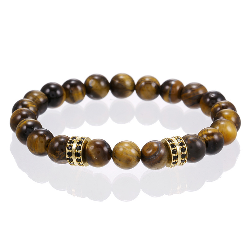 Pulsera De Moda Para Hombre Con Microincrustaciones display picture 4