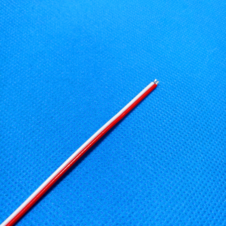 厂家直销 UL1061红白并线 孖支电子线 双色排线 端子加工短线上锡