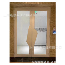 不锈钢防火玻璃门 香槟金大玻璃防火门 通道钢制烤漆防火门