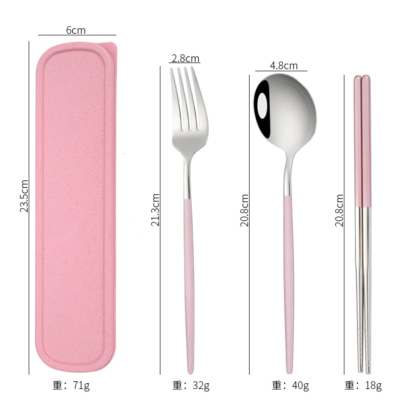 4 피스 실버 파우더 세트 포르투갈