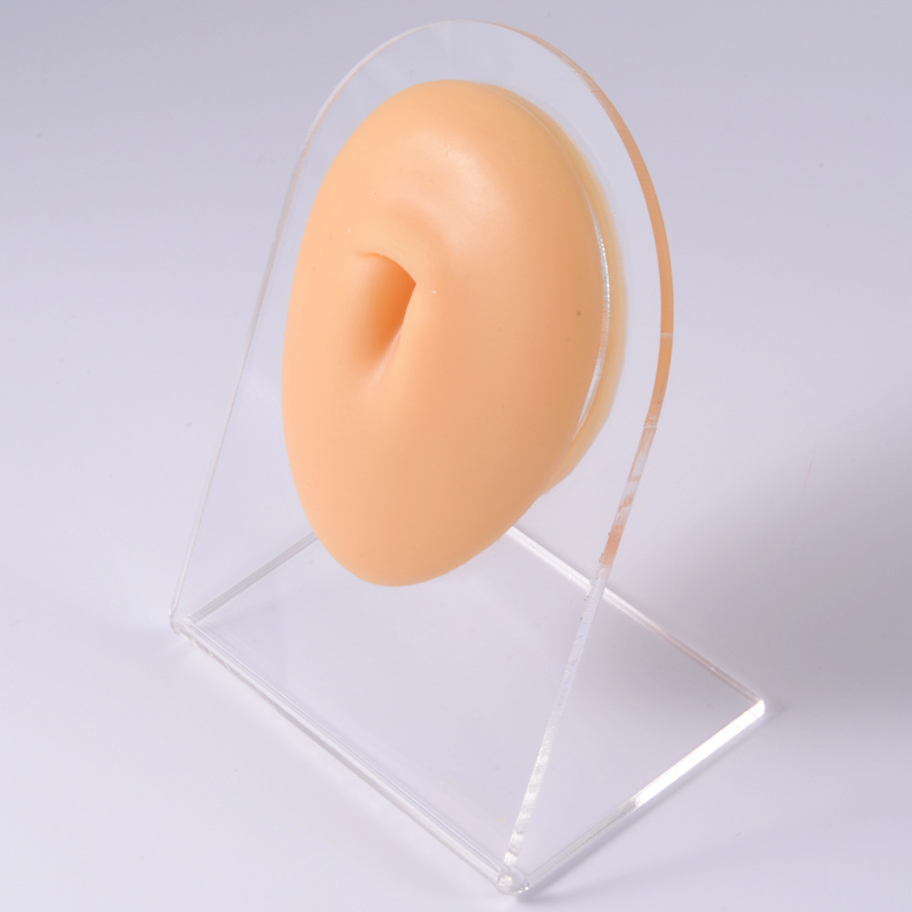 Fashion Geometric Silica Gel Simulation No Inlaid Stereo Ear Model display picture 4