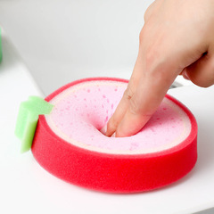 Kitchen Supplies Fruit Style Thickened Sponge Wiping Multifunctional Decontamination Cleaning Dishwashing Sponge Wholesale