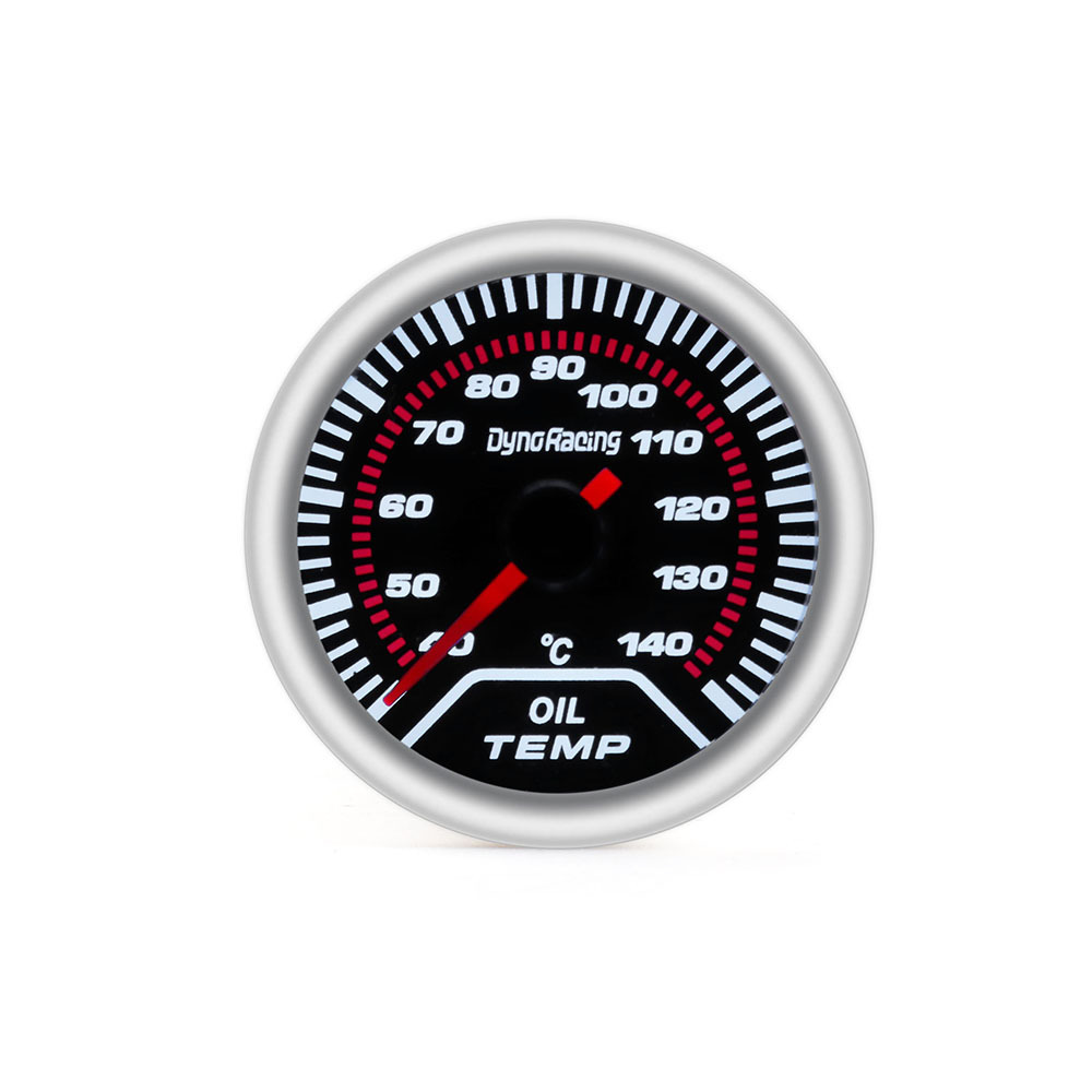 Universal Car modified 12V universal oil temperature gauge 52mm 2 inch 40-140°C (automobile instrument) - oil-temperature-gauge