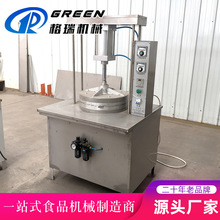夜市地攤創業 全自動液壓式北京烤鴨餅機 雙面加熱烙餅機 春餅機
