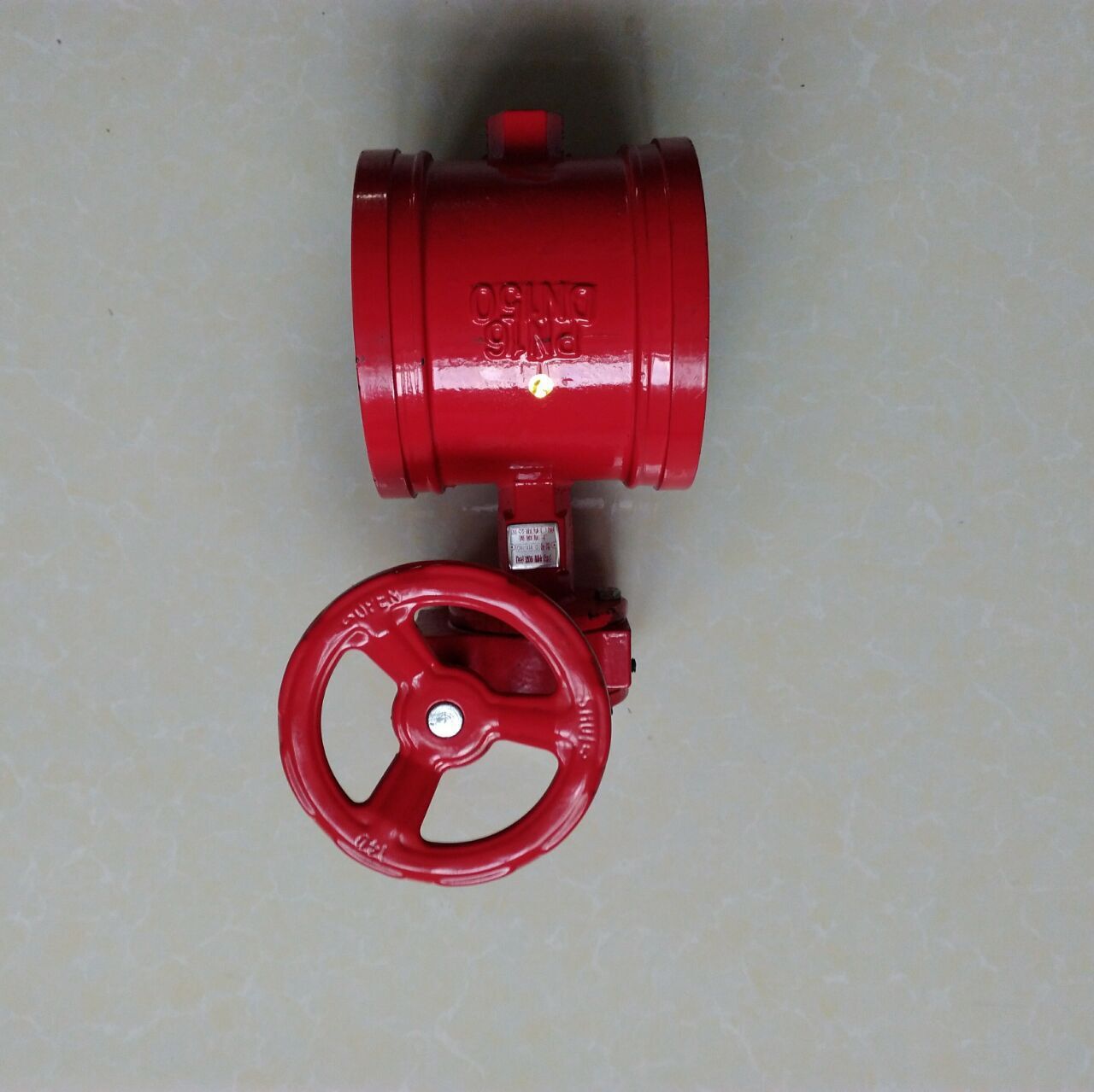 沟槽式安全阀  快装卡箍涡轮蝶阀DN65  球墨铸铁阀门厂家直销