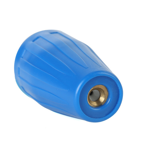 Cross-border high-pressure water gun rotating nozzle ceramic core pure copper high-pressure cleaning lotus nozzle to remove advertising root carving and rust removal