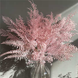 【粉色系列①链接】雾凇草插花塑料配草叶材垂挂迷雾装饰吊顶婚庆