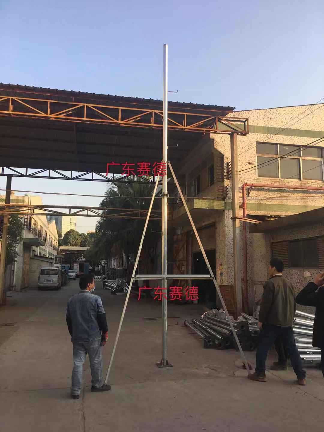 楼顶3米自立式抱杆6米5G桅杆配重式基站抱杆屋面抱杆深圳厂家批发-阿里巴巴