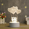 Cartoon acrylic creative table lamp, lights, street lamp, night light, 3D, creative gift