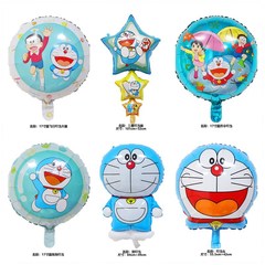 Copyright cartoon character Doraemon aluminum foil balloon Donkey Kong aluminum film balloon decoration and arrangement toy helium balloon