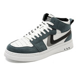 Модные кроссовки, трендовая высокая повседневная обувь, 2023, в корейском стиле