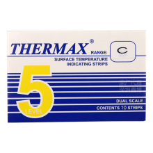 THERMAX测温贴不可逆测温纸温度感温感温贴试温蜡片5格C示温贴纸