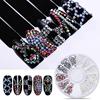 Jewelry, metal nail decoration, accessory for nails, wholesale