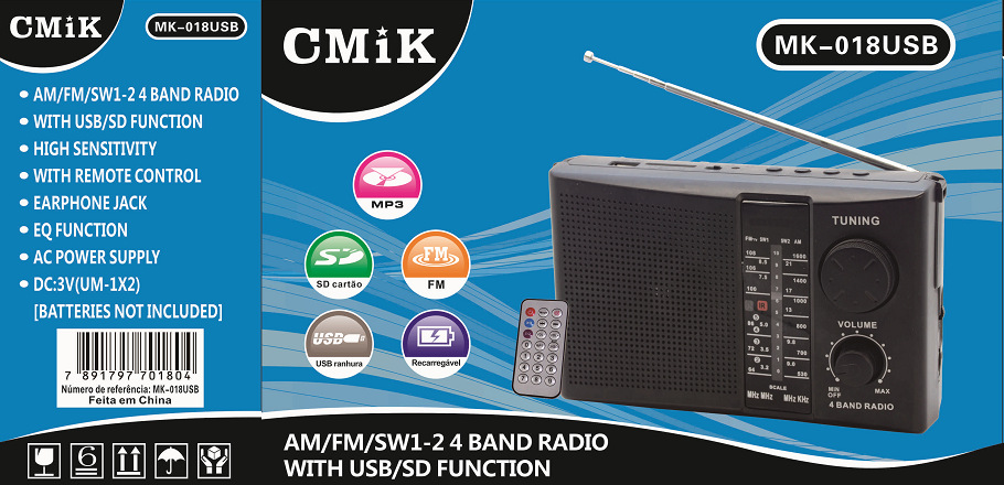cmik factory direct sales and wholesale supply of backband pointer type FM/AM multi-band FM/AM radios for export detail image 2