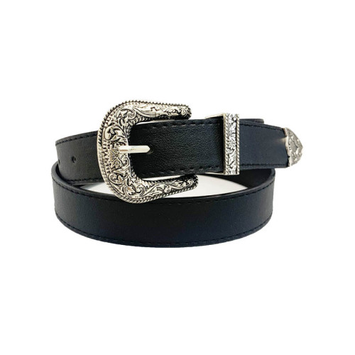 2020 New Retro Women's Belt European and American Personality Leather Belt Soft Simple Versatile Pin buckle Wide Belt Jeans