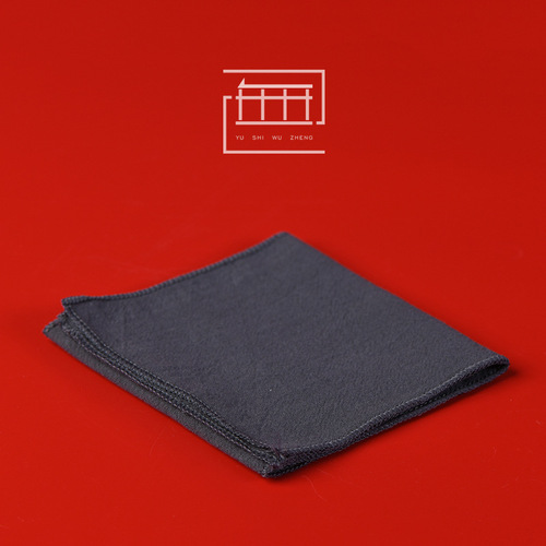 Cotton and linen fabric small tea towel, Kung Fu tea ceremony accessories, long single-layer cleaning recipe, travel tea set packaging, small tea mat