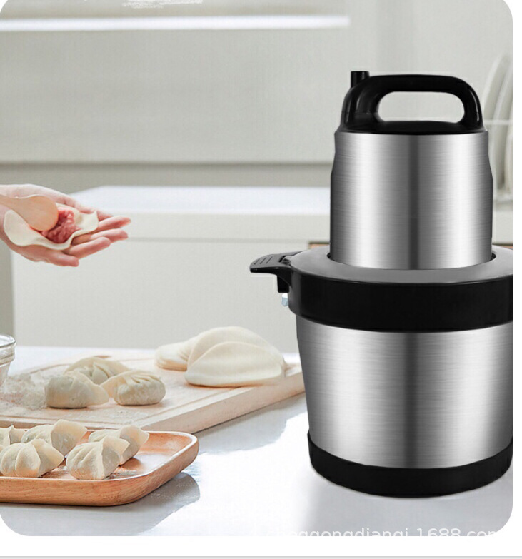 6 l High-capacity Electric Mincer household Vegetable Chopper Pepper Garlic Complementary food Food processor