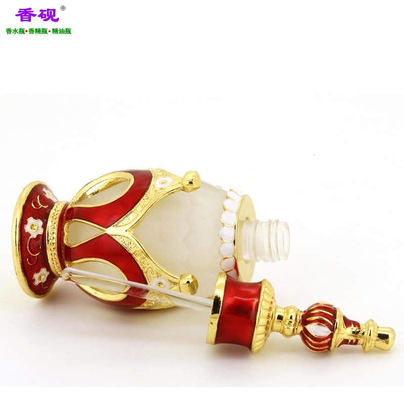 香砚25m皇冠头款涂大红油精油瓶摆件3.jpg