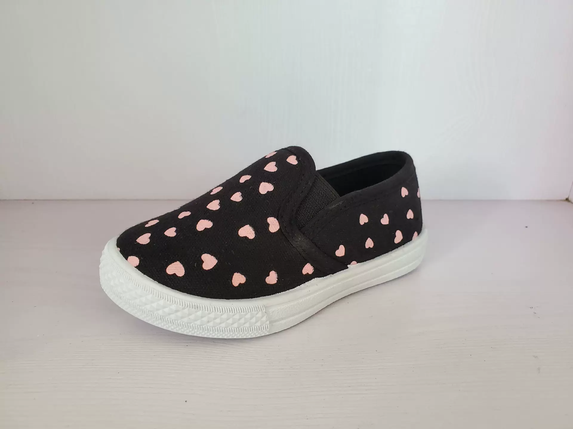 儿童帆布2020春季新款板鞋女童松紧一脚蹬