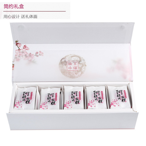 Shandong donkey hide gelatin cake donga 500g ready to eat donkey hide gelatin paste donkey hide gelatin solid yuan paste gift boxed new year snacks