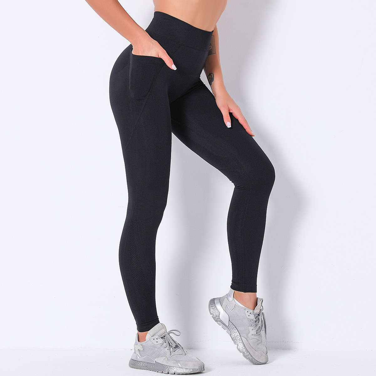 autumn winter high-waist hip-lifting elastic tight yoga pants  NSLX12860