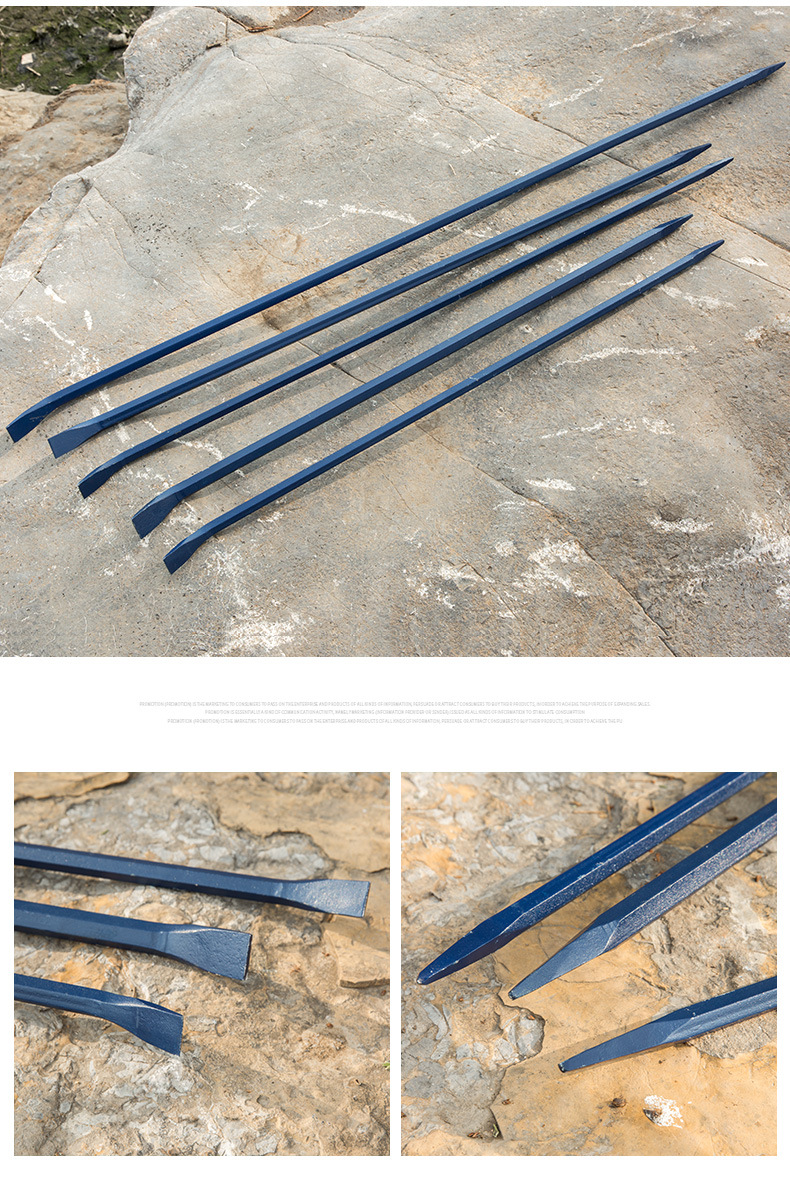 鑫捷撬棍特种钢撬棒翘棍六角钢撬杠加粗重型消防钢钎拆木箱