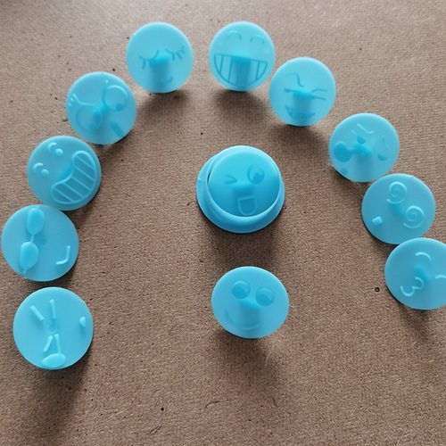 韩式笑脸表情十二件套卡通饼干印章烘焙模具 休闲小饼干制作工具