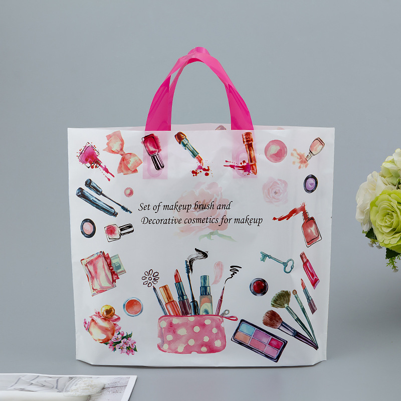 Nueva tienda de ropa engrosada bolso bolsa de embalaje bolsa de regalo cosméticos bolsa de compras bolsa de plástico logotipo personalizado