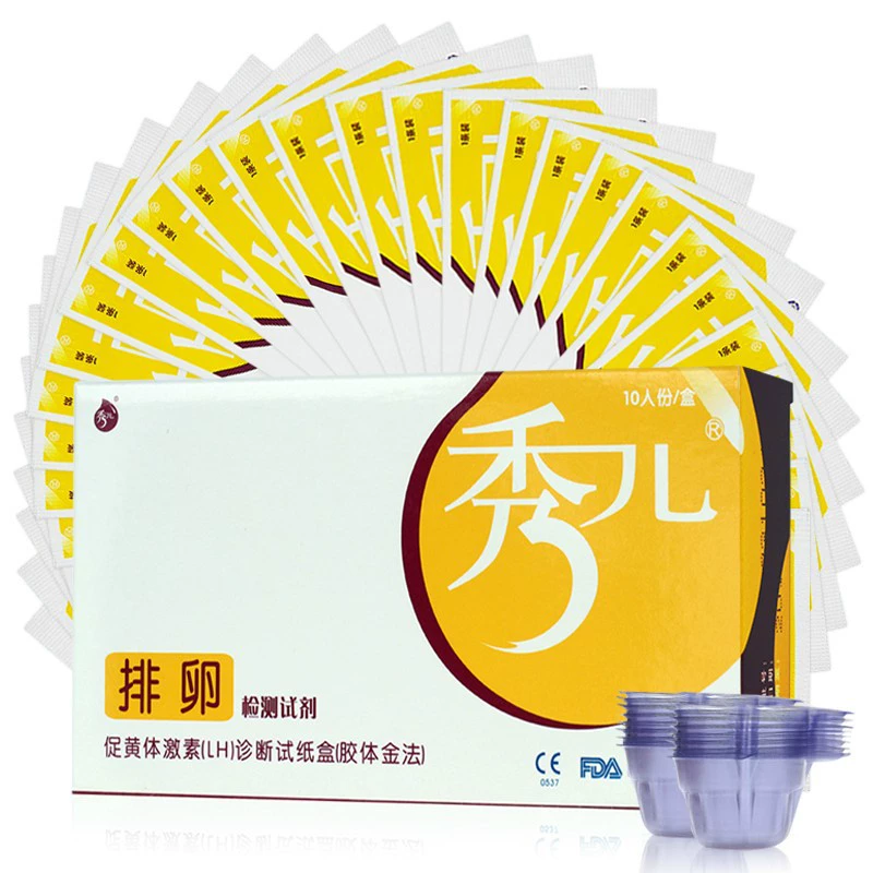 Xiuer овуляция LH Тест Бумага 10/коробка для выявления овуляции фолликул подготовка беременности контрацепция планирование семьи для другого теста на беременность