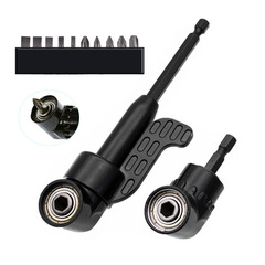 Batch cornerer hexagonal handle black alloy steel electric screwdriver drilling and turning tool 105 degree short turn batch