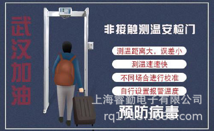 红外测温数码安检门 RQ-5000