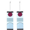 Acrylic fashionable earrings