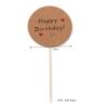 Birthday cake decorative simplicity cowhide paper HB blank can handwritten cake account cake plug -in