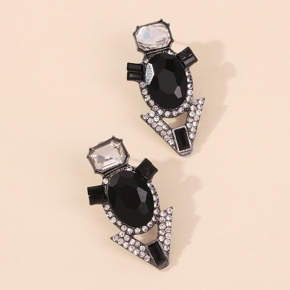 Boucles D&#39;oreilles Diamant Baroque Rétro display picture 10