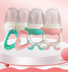 Baby Fruit Teether, Baby Food Silicone Mesh Bag, Baby Nutritional Fruit and Vegetable Fun, Baby Food Feeding Tool