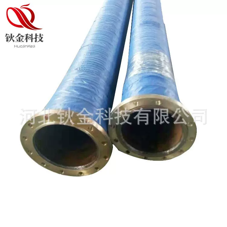 厂家供应耐磨钢丝橡胶管 泥沙大口径输水橡胶管 螺旋橡胶钢丝管