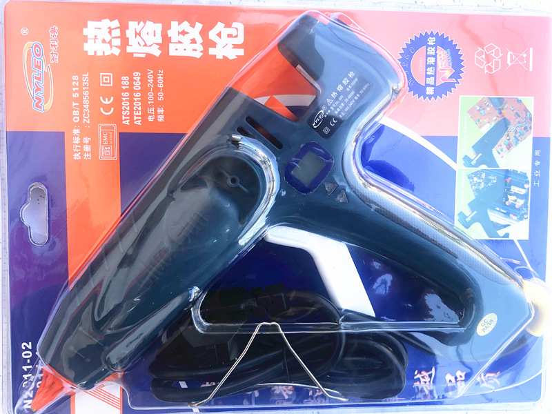 【耐利澳NL305数显调温胶枪】 500瓦可调温热熔胶枪 电热胶枪包邮