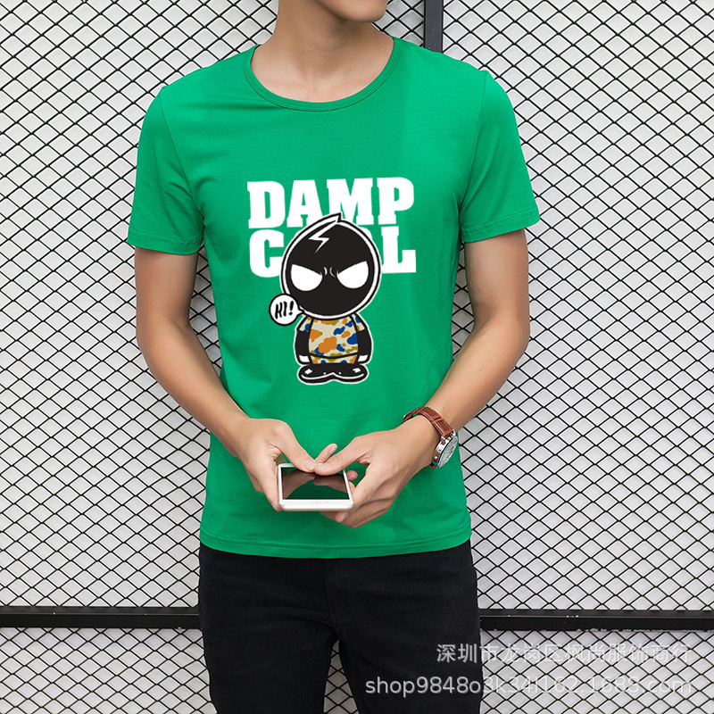 短袖t恤男士夏季男装2020新款春潮牌潮流内搭打