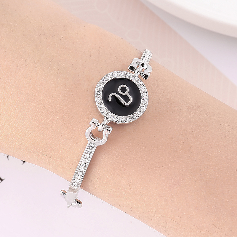 Fashion Constellation Alloy Rhinestone Women's Bracelets display picture 3