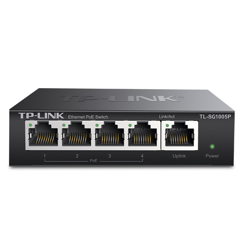 适用TP-LINK TL-SG1005P 5口全千兆非网管PoE供电交换机4GE(PoE)+
